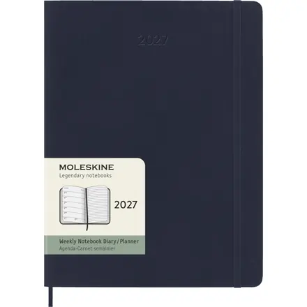 Moleskine soft cover 12 month weekly XL planner - PF Concept promotional product, branded with your logo