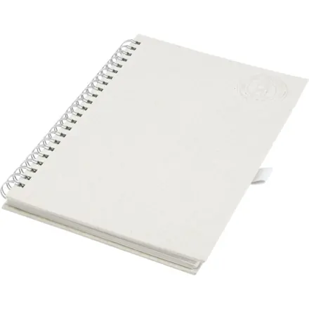 Dairy Dream A5 size reference recycled milk cartons spiral notebook - PF Concept promotional product, branded with your logo