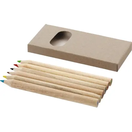 Artemaa 6-piece pencil colouring set - PF Concept promotional product, branded with your logo