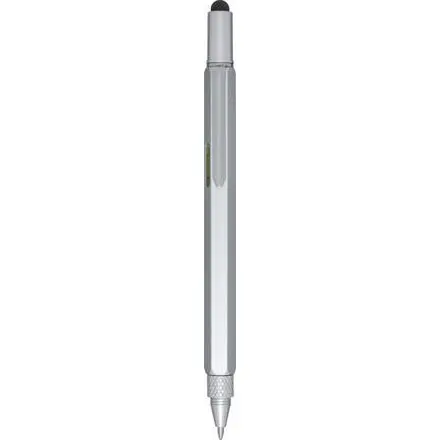 Dora recycled aluminium multifunctional pen (black ink) - PF Concept promotional product, branded with your logo