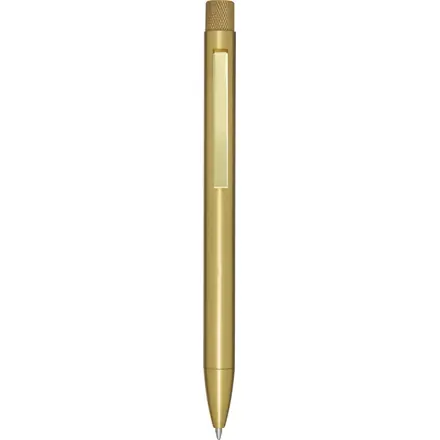Beatriz recycled brass ballpoint pen (black ink) - PF Concept promotional product, branded with your logo