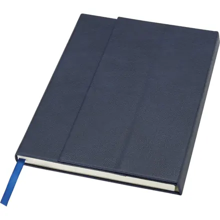 Alejandra A5 recycled plastic hard cover notebook - PF Concept promotional product, branded with your logo