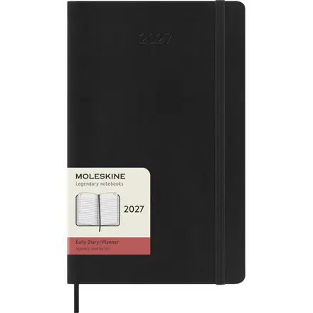 Moleskine soft cover 12 month L daily planner - PF Concept promotional product, branded with your logo