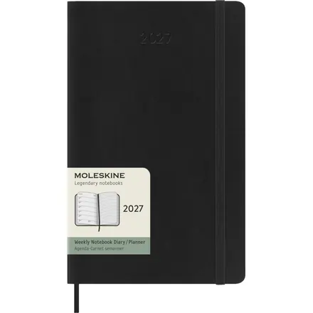 Moleskine soft cover 12 month weekly L planner - PF Concept promotional product, branded with your logo