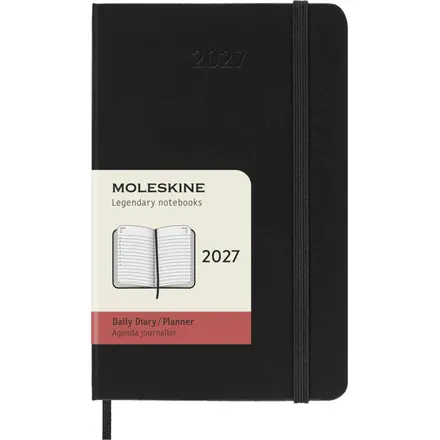 Moleskine hard cover 12 month PK daily planner - PF Concept promotional product, branded with your logo