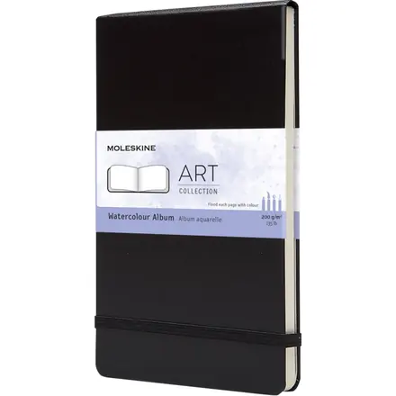 Moleskine large art water colour album - PF Concept promotional product, branded with your logo