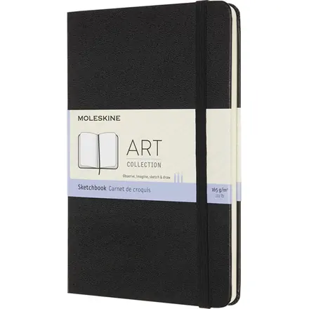Moleskine medium art sketchbook - PF Concept promotional product, branded with your logo