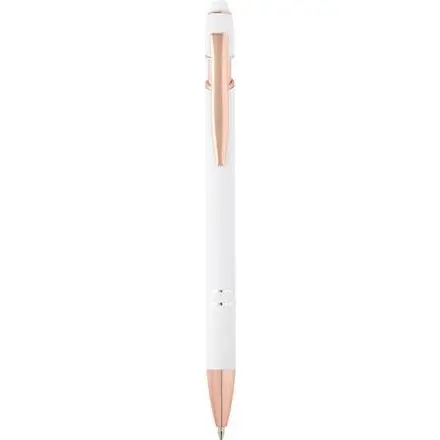 Nanna ballpoint pen with rose gold finish (blue ink) - PF Concept promotional product, branded with your logo