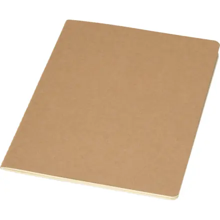 Slyk A5 kraft cahier notebook with ruled pages - PF Concept promotional product, branded with your logo