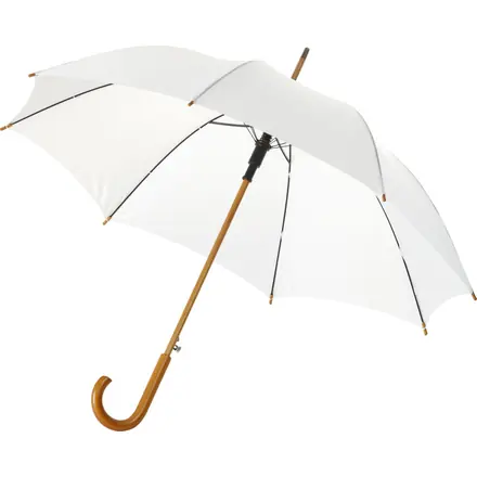 Kyle 23" auto open umbrella wooden shaft and handle - PF Concept promotional product, branded with your logo