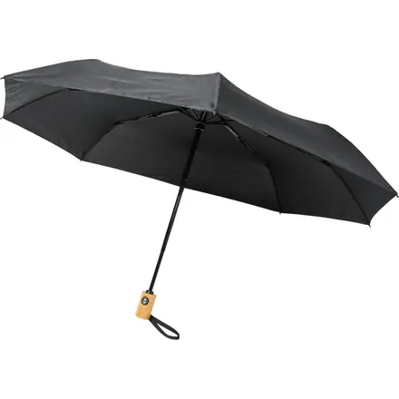 Bo 21" foldable auto open/close recycled PET umbrella - PF Concept promotional product, branded with your logo