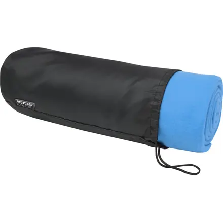 Willow GRS RPET polar fleece blanket - PF Concept promotional product, branded with your logo