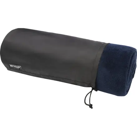 Lily GRS certified RPET coral fleece blanket - PF Concept promotional product, branded with your logo