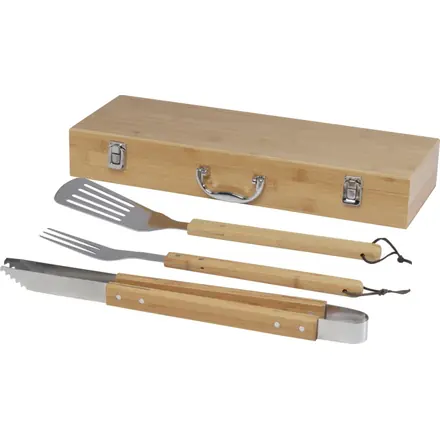 Assadus 3-piece BBQ set - PF Concept promotional product, branded with your logo