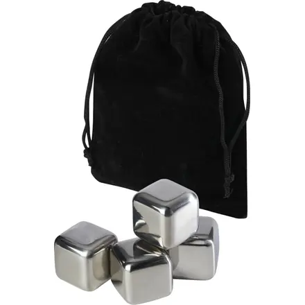 Froz stainless steel ice cubes set - PF Concept promotional product, branded with your logo