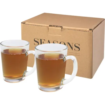 Zeni 2-piece tea glass set - PF Concept promotional product, branded with your logo