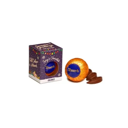 Winter Collection `25 - Eco Terry's Cube - Terry's Chocolate Orange - branded promotional product