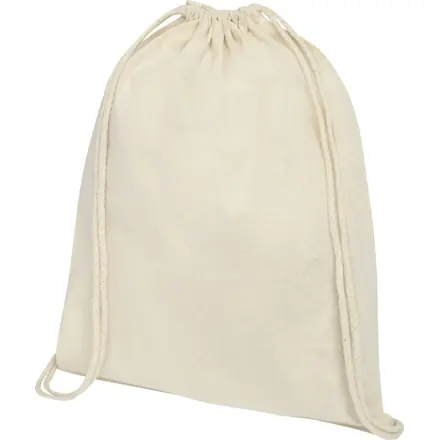 Oregon 100 g/m² cotton drawstring bag 5L - PF Concept promotional product, branded with your logo
