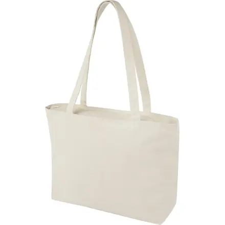Ningbo 320 g/m² zippered cotton tote bag 15L - PF Concept promotional product, branded with your logo