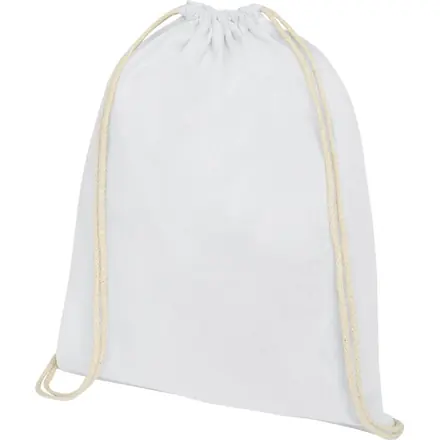 Oregon 140 g/m² cotton drawstring bag 5L - PF Concept promotional product, branded with your logo