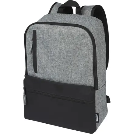 Reclaim 15" GRS recycled two-tone laptop backpack 14L - PF Concept promotional product, branded with your logo