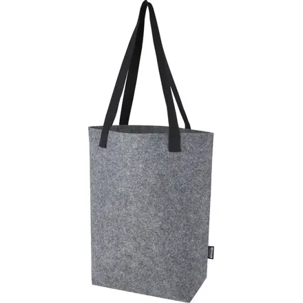 Felta GRS recycled felt tote bag with wide bottom 12L - PF Concept promotional product, branded with your logo