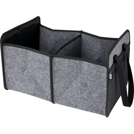 Felta GRS recycled felt foldable car organiser - PF Concept promotional product, branded with your logo
