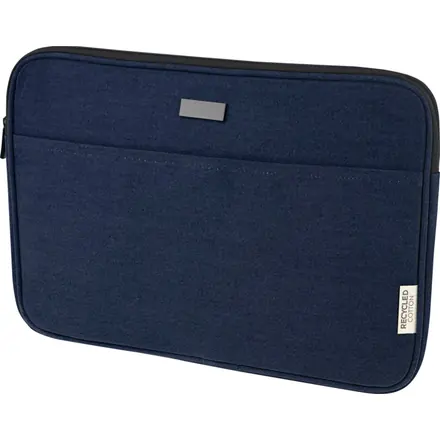 Joey 14" GRS recycled canvas laptop sleeve 2L - PF Concept promotional product, branded with your logo