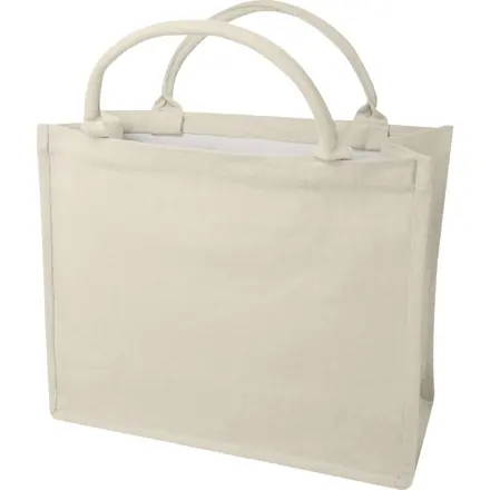 Trace 500 g/m² Aware™ recycled book tote bag - PF Concept promotional product, branded with your logo