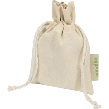 Odisha 140 g/m² OCS organic gift bag - 15 x 10 cm - PF Concept promotional product, branded with your logo