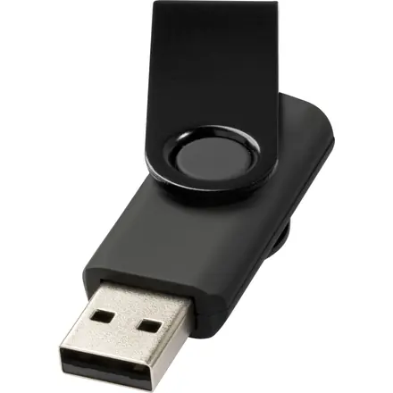 Rotate-metallic 4GB USB flash drive - PF Concept promotional product, branded with your logo