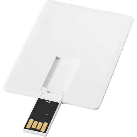Slim card-shaped 2GB USB flash drive - PF Concept promotional product, branded with your logo
