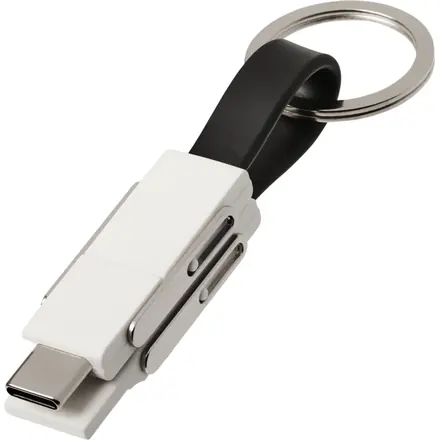 One 4-in-1 cable - PF Concept promotional product, branded with your logo