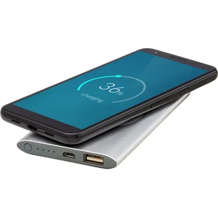 Juice 4000mAh wireless power bank - PF Concept promotional product, branded with your logo