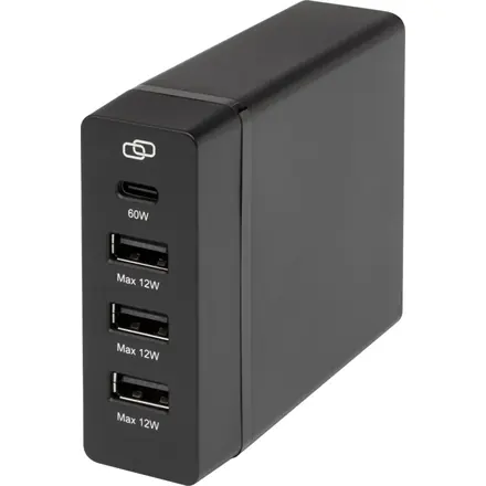 ADAPT 72W recycled plastic PD power station - PF Concept promotional product, branded with your logo