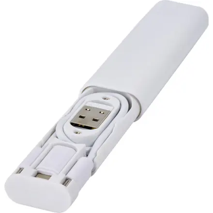 Whiz recycled plastic modular charging cable - PF Concept promotional product, branded with your logo