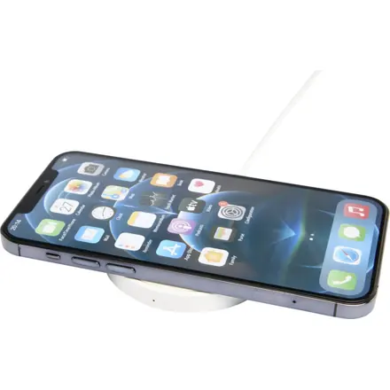 Freal 15W recycled plastic wireless charging pad - PF Concept promotional product, branded with your logo