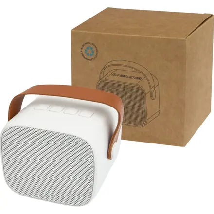 Diya 3W wireless recycled plastic speaker - branded promotional product