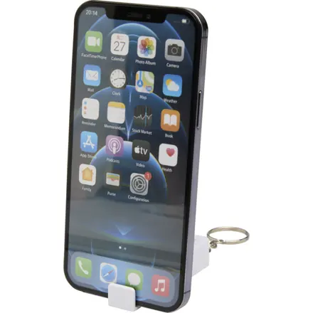 Aggia recycled plastic phone stand with fidget toy - PF Concept promotional product, branded with your logo