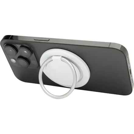 Albali recycled plastic magnetic phone holder with ring stand - PF Concept promotional product, branded with your logo