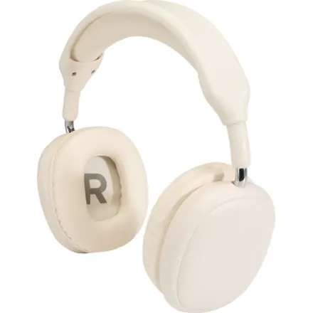 Alzir recycled plastic over-ear wireless Bluetooth headset - branded promotional product