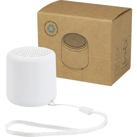 Velkis 3W recycled plastic wireless Bluetooth speaker - branded promotional product