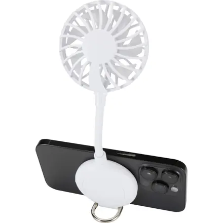 Ventilatore portatile magnetico in plastica riciclata Ventio - PF Concept promotional product, branded with your logo