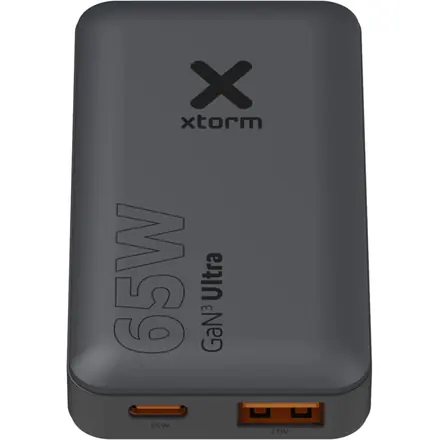 Set caricabatterie rapido da viaggio da 65 W con cavo e custodia Xtorm - PF Concept promotional product, branded with your logo