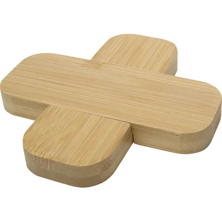 Croc bamboo trivet - PF Concept promotional product, branded with your logo