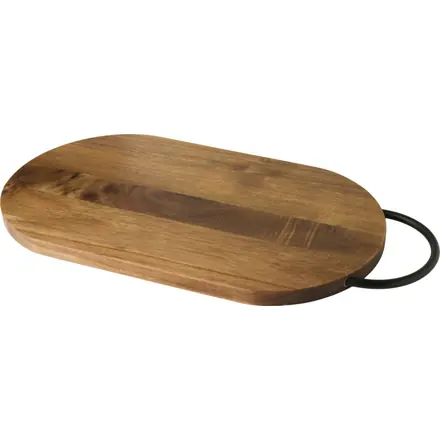 Julienne acacia wood chopping board with handle - PF Concept promotional product, branded with your logo