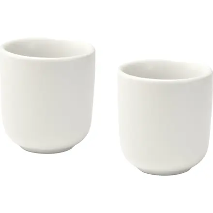 Male 90 ml ceramic espresso cups with matt finish - set of 2 - PF Concept promotional product, branded with your logo