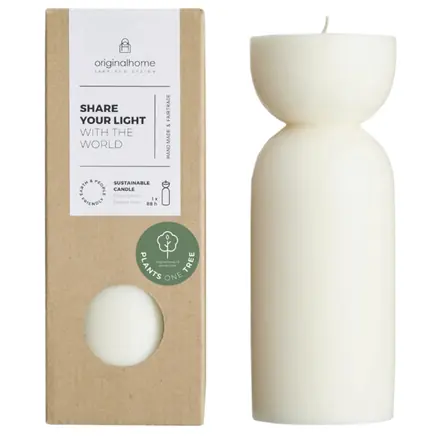 Originalhome organic candle - PF Concept promotional product, branded with your logo