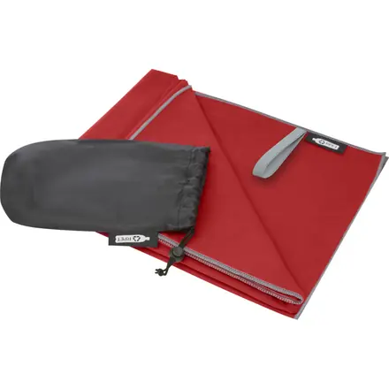 Pieter recycled PET ultra lightweight and quick dry towel 130 x 80 cm - PF Concept promotional product, branded with your logo