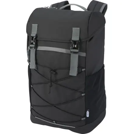 Aqua 15.6" GRS recycled water resistant laptop backpack 23L - PF Concept promotional product, branded with your logo